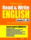 Preston Lee's Read & Write English Lesson 21 - 40 For Lithuanian Speakers - Book