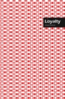 Loyalty Lifestyle, Creative, Write-in Notebook, Dotted Lines, Wide Ruled, Medium Size 6 x 9 Inch, 288 Pages (Red) - Book