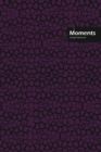 Moments Lifestyle, Animal Print, Write-in Notebook, Dotted Lines, Wide Ruled, Medium 6 x 9 Inch, 288 Pages (Purple) - Book