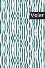 Velar Lifestyle, Animal Print, Write-in Notebook, Dotted Lines, Wide Ruled, Medium 6 x 9 Inch, 144 Sheets (Olive Green) - Book