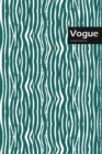 Vogue Lifestyle, Animal Print, Write-in Notebook, Dotted Lines, Wide Ruled, Size 6 x 9 Inch, 144 Sheets (Olive Green) - Book