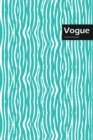 Vogue Lifestyle, Animal Print, Write-in Notebook, Dotted Lines, Wide Ruled, Size 6 x 9 Inch, 144 Sheets (Royal Blue) - Book