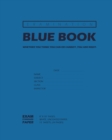 Examination Blue Book, Wide Ruled, 12 Sheets (24 Pages), Blank Lined, Write-in Booklet (Navy Blue) - Book