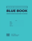 Examination Blue Book, Wide Ruled, 12 Sheets (24 Pages), Blank Lined, Write-in Booklet (Royal Blue) - Book