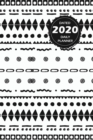Pattern Lifestyle, Dated 2020 Daily Planner, 365 Days Blank Lined, Write-in Journal (White) - Book