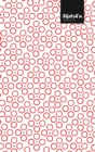 Sketch'n Lifestyle Sketchbook, (Bubbles Pattern Print), 6 x 9 Inches (A5), 102 Sheets (Red) - Book