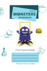 School of Monsters Workbook, A5 Size, Wide Ruled, White Paper, Primary Composition Notebook, 102 Sheets (White) - Book