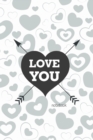 Love You Notebook, Blank Write-in Journal, Dotted Lines, Wide Ruled, Medium (A5) 6 x 9 In (White) - Book