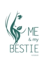 Me and My Bestie Notebook, Blank Write-in Journal, Dotted Lines, Wide Ruled, Medium (A5) 6 x 9 In (White) - Book