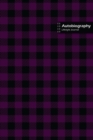Autobiography Lifestyle Journal, Blank Write-in Notebook, Dotted Lines, Wide Ruled, Size (A5) 6 x 9 In (Purple) - Book