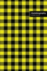 Autobiography Lifestyle Journal, Blank Write-in Notebook, Dotted Lines, Wide Ruled, Size (A5) 6 x 9 In (Yellow) - Book