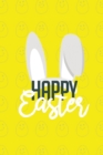 Happy Easter II Notebook, Blank Write-in Journal, Dotted Lines, Wide Ruled, Medium (A5) 6 x 9 In (Yellow) - Book