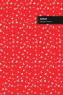 Amor Lifestyle Journal, Blank Write-in Notebook, Dotted Lines, Wide Ruled, Size (A5) 6 x 9 In (Red) - Book