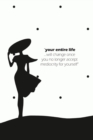 Your Entire Life Notebook, Blank Write-in Journal, Dotted Lines, Wide Ruled, Medium (A5) 6 x 9 In (White) - Book