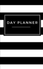 Day Planner - Planning My Day - White Black Strips Cover - Book