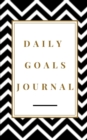 Daily Goals Journal - Planning My Day - Gold Black Strips Cover - Book