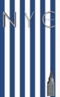 NYC Chrysler building blue and white stipe grid page style $ir Michael Limited edition : NYC Chrysler building blue and white stipe grid page style - Book
