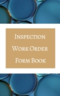 Inspection Work Order Form Book - Colored Interior - Teal Gold White - Property Customer Bill Owner Phone - 20 x 32 in - Book