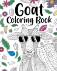 Goat Coloring Book : Adult Coloring Book, Goat Gifts for Goat Lovers, Floral Mandala Coloring Pages - Book
