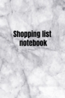 Shopping List Notebook : Organizational Log Book, Planner - Book