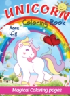 UNICORN - Coloring Book : Magical Coloring Page 4 - 8 Ages - Book