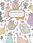 Composition Notebook : Wide Ruled Lined Paper: Large Size 8.5x11 Inches, 110 pages. Notebook Journal: Cat Singing Meow Workbook for Children Preschoolers Students Teens Kids for School Writing Notes - Book