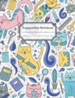 Composition Notebook : Wide Ruled Lined Paper: Large Size 8.5x11 Inches, 110 pages. Notebook Journal: Calculating Kitty Cat Workbook for Children Preschoolers Students Teens Kids for School Writing No - Book
