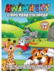 Animales Libro Para Colorear : Libro de dibujar para ninos y ninas con 40 motivos de animales, tamano grande - Book