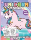 Unicorn Coloring Book For Kids : Adorable designs for boys and girls - Book