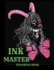 Ink Master Coloring Book- Dragon coloring book- grown ups book- Princess with tattoos coloring book- Art coloring book- Ink Master Nice Coloring Books For Adults - Book