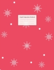 Graph Composition Notebook : Grid Paper Notebook: Large Size 8.5x11 Inches, 110 pages. Notebook Journal: Red Background Snow Workbook for Preschoolers Students Teens Adults for School College Work Wri - Book