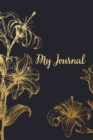 My journal : Beautiful cover design-Dotted Notebook 6"x9" 110 pages-Bullet Journal-Art Journal-Cute bullet journal - Book