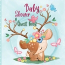 Baby Shower Guest Book : Blank page guest book-Includes Gift Tracker Log and Memory Picture Pages-Baby wishes-Sign in registry - Book