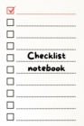Checklist planner : checklist simple to-do lists to-do checklists for daily and weekly planning daily planner daily organizer 6x9 inch with 120 pages Cover Matte - Book