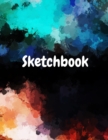 Sketchbook : Colorful cover for your best creations, Notebook for your sketches, drawings and creative writing - Book