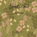 Guest Book- Floral Themed Act 2 - For any occasion - 66 color pages -8.5x8.5 Inch - Book