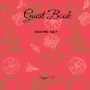 Guest Book- Roses Garden - For any occasion - 66 color pages -8.5x8.5 Inch - Book