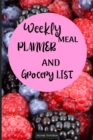 Weekly meal planner and grocery list - Book