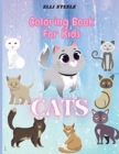 Cats Coloring Book For Kids : Cute cats coloring book for girls with adorable designe. - Book