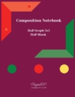 College Notebook Half Graph 5x5 - Half Blank--124 pages -8.5x11 Inches - Book