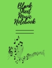 Blank Sheet Music : This music sheet is perfect for songs on the piano, guitar, violin, and other instruments. - Book