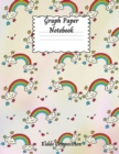 Graph Paper Notebook : Graph Paper For Kids Large (Graph Paper Notebook 5 x 5 Square Per Inch) - Math Squared Notebook Graph Paper Notebook for Kids with Cute Unicorns and Rainbows - Book