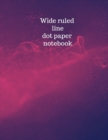 Wide ruled line dot paper - Book