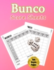Bunco Score Sheets : 130 Large Score Pads for Scorekeeping - Bunco Score Cards - Bunco Score Pads with Size 8.5 x 11 inch - Book