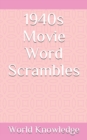 1940s Movie Word Scrambles - Book