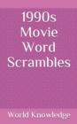 1990s Movie Word Scrambles - Book