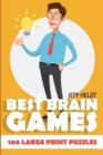 Best Brain Games : Heyawake Puzzles - 100 Large Print Puzzles - Book