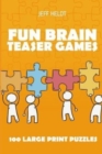 Fun Brain Teaser Games : Shimaguni Puzzles - 100 Large Print Puzzles - Book