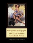 Pin-Up with Newspaper : Vintage Poster Cross Stitch Pattern - Book