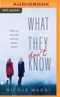 WHAT THEY DONT KNOW - Book